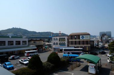 Kumamoto sokakları Japonya 'ya bakıyor