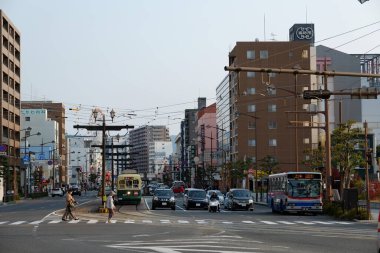 Kumamoto sokakları Japonya 'ya bakıyor