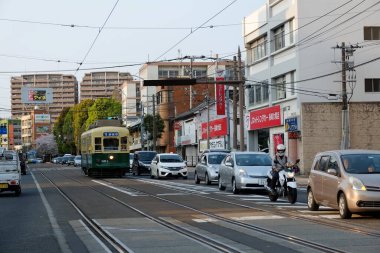 Kumamoto sokakları Japonya 'ya bakıyor