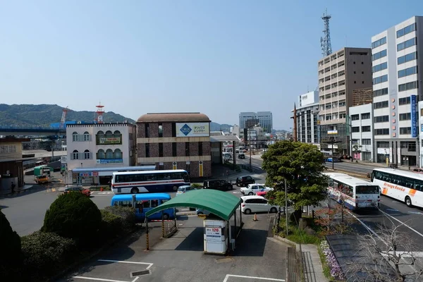 Ulice Kumamoto Fasada Japonia — Zdjęcie stockowe