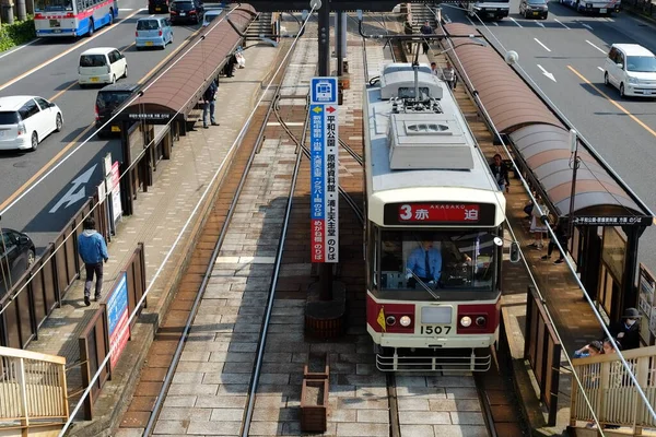 Kumamoto Δρόμους Πρόσοψη Ιαπωνία — Φωτογραφία Αρχείου