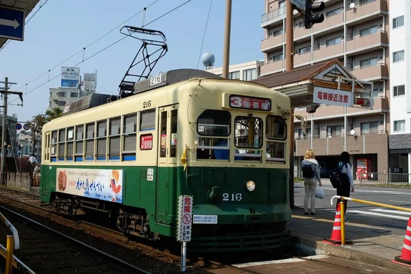 Kumamoto Utcák Homlokzata Japán — Stock Fotó