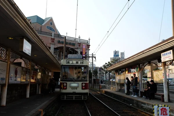 Kumamoto Utcák Homlokzata Japán — Stock Fotó