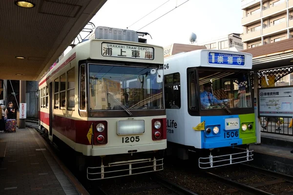 Kumamoto Δρόμους Πρόσοψη Ιαπωνία — Φωτογραφία Αρχείου