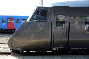 Kumamoto İstasyon cephesi Kumamoto, Japonya.