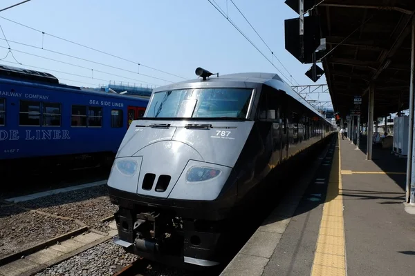 Kumamoto Stationsfasad Kumamoto Japan — Stockfoto