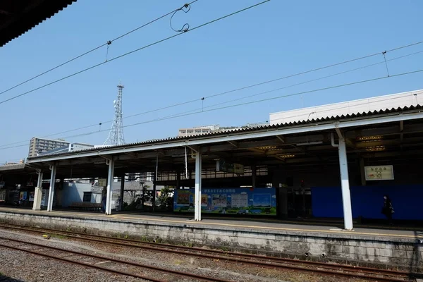 Fachada Estación Kumamoto Kumamoto Japón — Foto de Stock