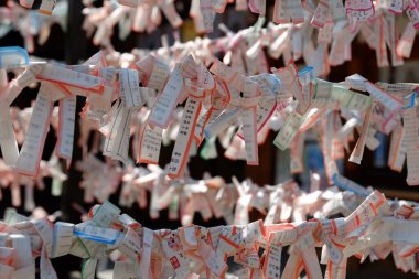 Japonya, Fukuoka 'da Kushida-jinja (Kushida Tapınağı) cephesi.