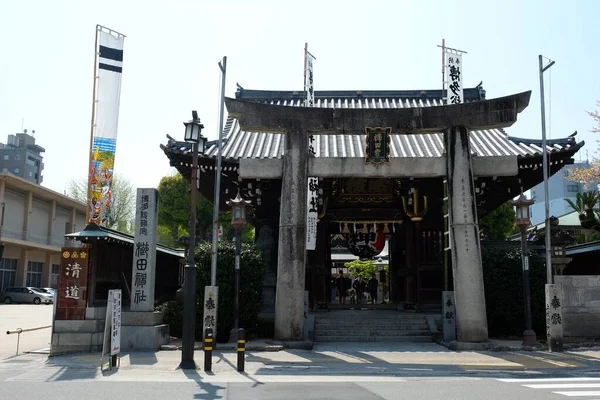 日本福冈的Kushida Jinja Kushida Shrine — 图库照片