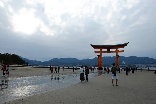 Itsukushima Krajina Hirošimě Japonsko Známý Jako Miyajima — Stock fotografie