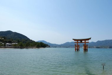 Japonya, Hiroşima 'da Itsukushima manzarası. Halk arasında Miyajima olarak bilinir..