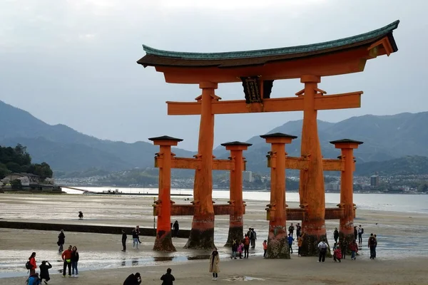 Itsukushima Paisagem Hiroshima Japão Popularmente Conhecido Como Miyajima — Fotografia de Stock