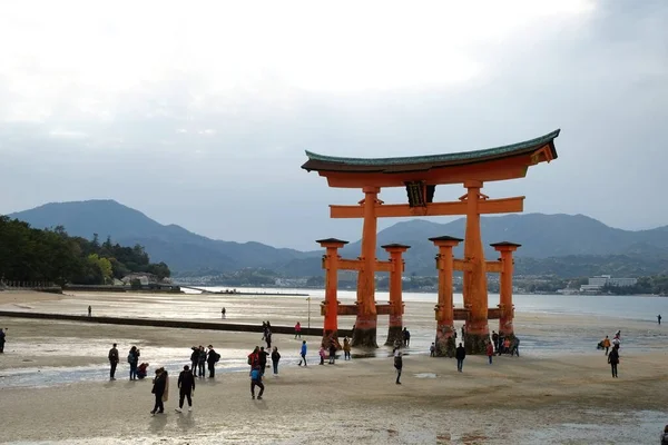 Itsukushima Krajina Hirošimě Japonsko Známý Jako Miyajima — Stock fotografie