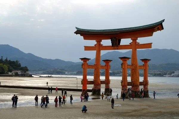 Itsukushima Paisagem Hiroshima Japão Popularmente Conhecido Como Miyajima — Fotografia de Stock