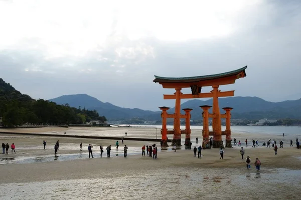 Itsukushima Paisagem Hiroshima Japão Popularmente Conhecido Como Miyajima — Fotografia de Stock