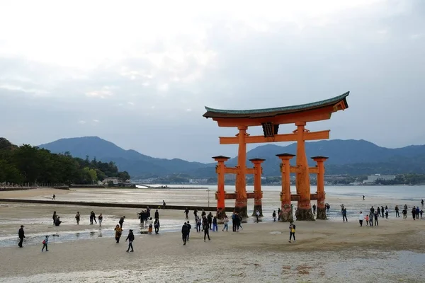 Itsukushima Krajina Hirošimě Japonsko Známý Jako Miyajima — Stock fotografie