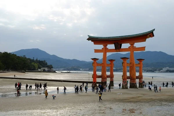 Itsukushima Krajina Hirošimě Japonsko Známý Jako Miyajima — Stock fotografie