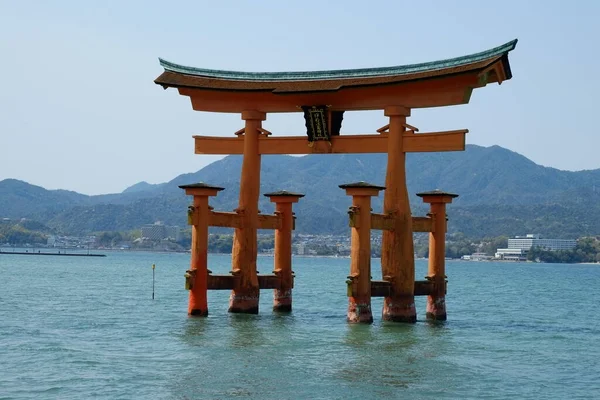 Itsukushima Paisagem Hiroshima Japão Popularmente Conhecido Como Miyajima — Fotografia de Stock