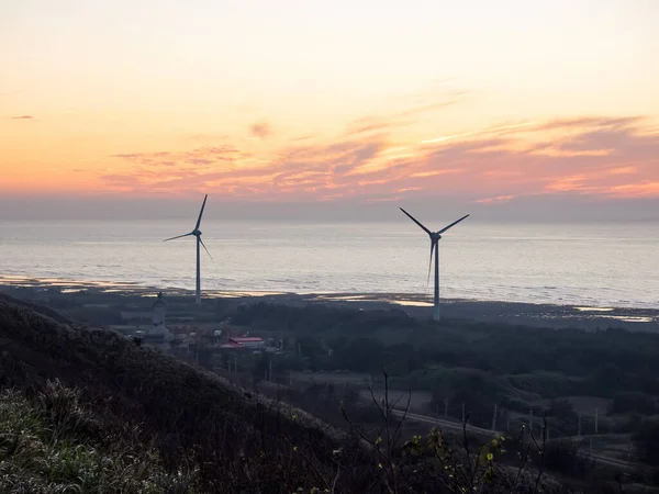 Offshore Wind Turbines Farm in Taiwan.