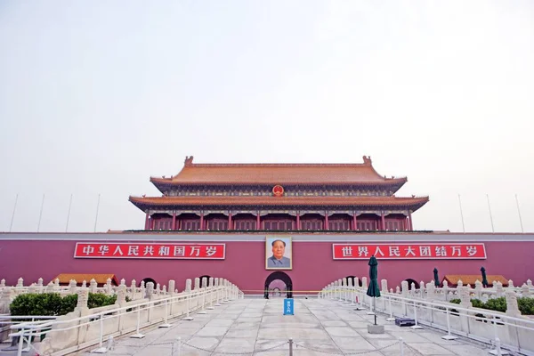 Oude Poort Van Het Verboden Stadspaleis Peking China Azië — Stockfoto