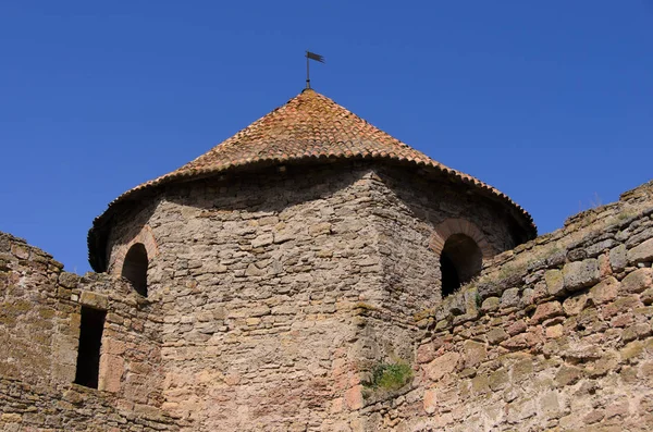 Vieille Tour Ciel Bleu — Photo