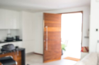 Odaklanmamış kapalı evin arka plan