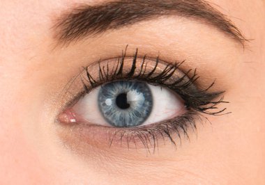 Makro - kadın göz yakın