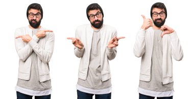 Hipster adam şüpheleri Laterallerin işaret kümesi