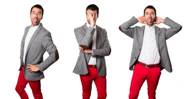 Yakışıklı adam espri kümesi