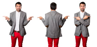 Yakışıklı adam şüpheleri laterallerin işaret kümesi