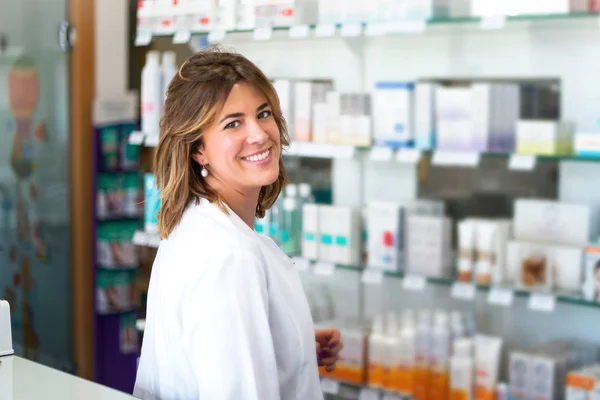 Cliente Mujer Farmacia —  Fotos de Stock