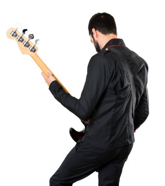 gitar ile yakışıklı adam