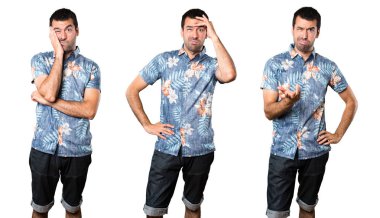 Yorgun yakışıklı çiçek forması ile kümesi