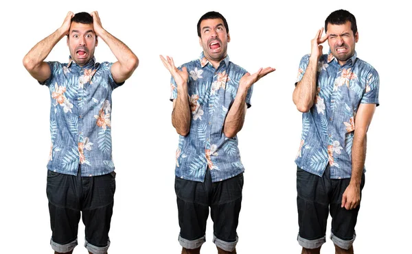 Sinirli yakışıklı çiçek forması ile kümesi