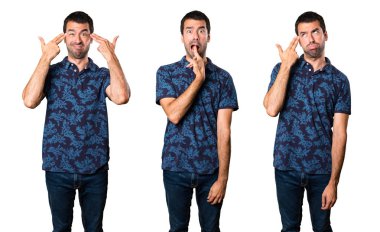 Esmer adam intihar jest yapma kümesi