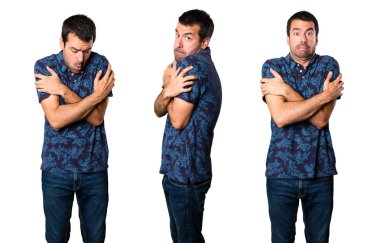 Esmer adam dondurma seti