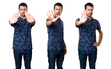 Esmer adam dur işareti yapım seti