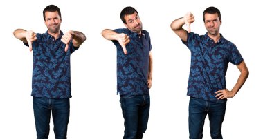 Esmer adam kötü sinyal verme kümesi