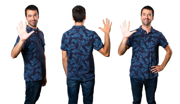 Esmer adam beş sayma kümesi