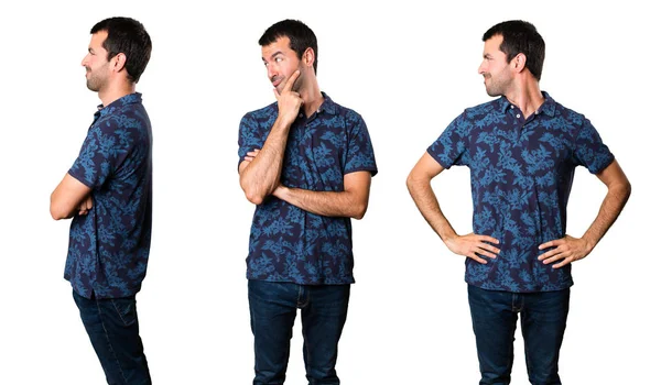 Esmer adam yan bakan kümesi