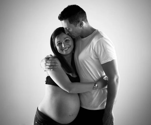 Pregnant Woman Her Husband — Stock Photo, Image