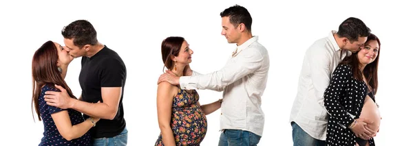 Pregnant Woman Her Husband — Stock Photo, Image