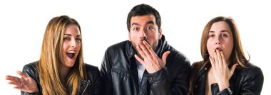 Gör sürpriz jest yaparak