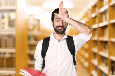 Aptal yapma öğrenci adam imzalamak ufuk Kitaplığı'nda