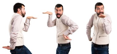 Yakışıklı adam dans yelek ile ayarla