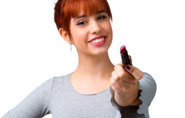 Ruj ile genç Kızıl saçlı kız