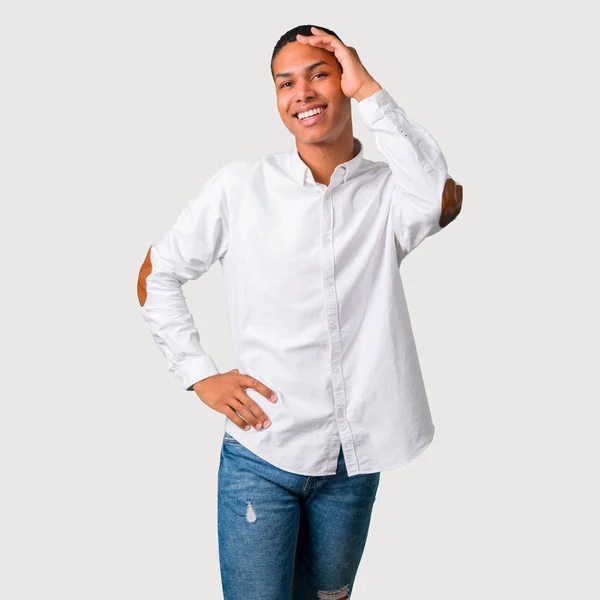 Young African American Man Has Just Realized Something Has Intending — Stock Photo, Image