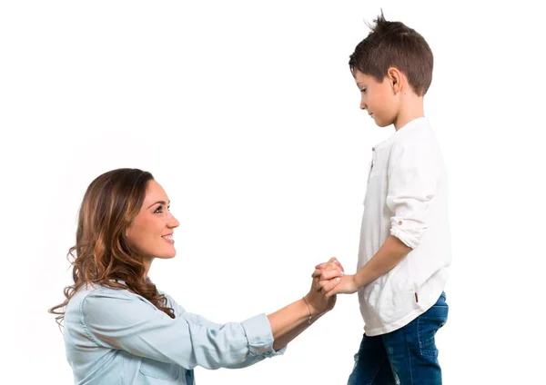 Mother Her Son — Stock Photo, Image