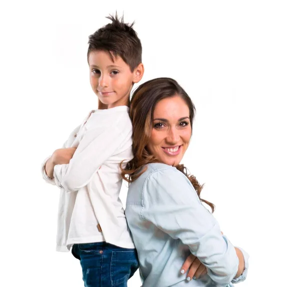 Mother Her Son — Stock Photo, Image