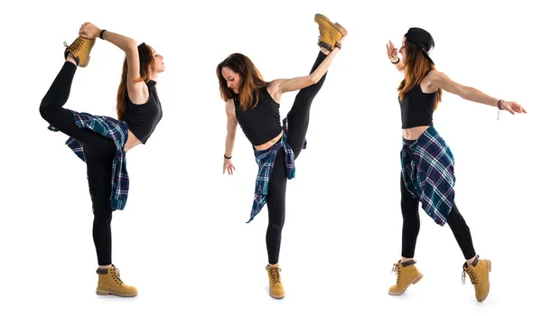Vacker Flicka Urban Dansare — Stockfoto
